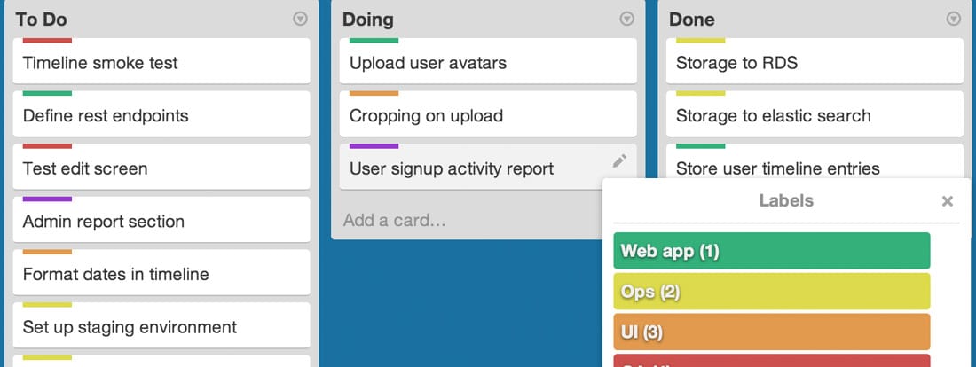 Como as tags funcionam no Trello | Amplic