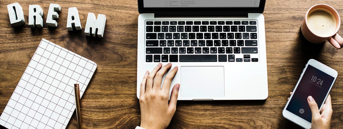 Home office organizado com uma boa agenda