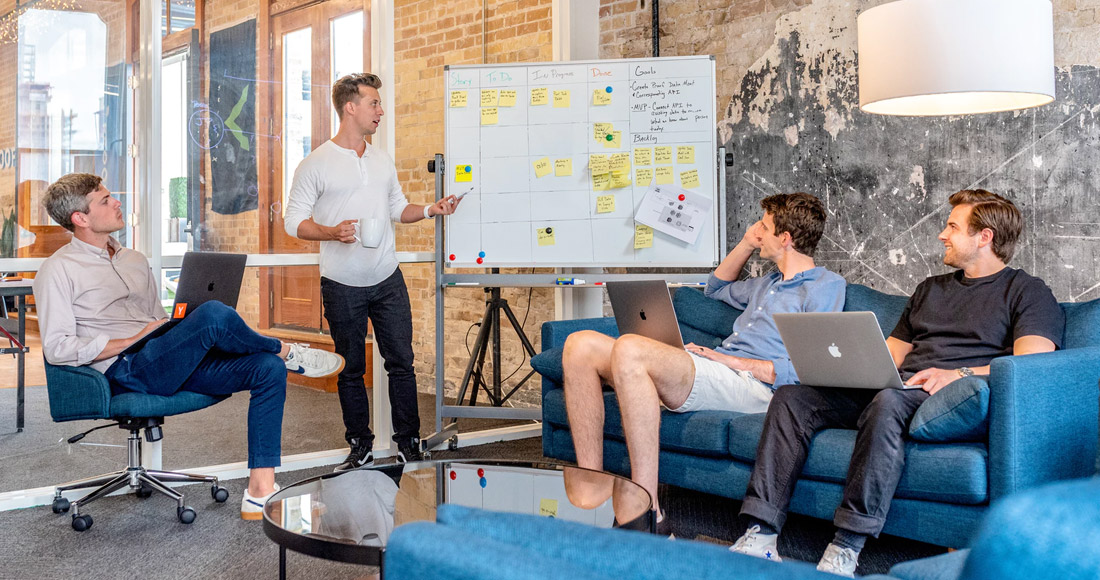 Time organizando uma OKR